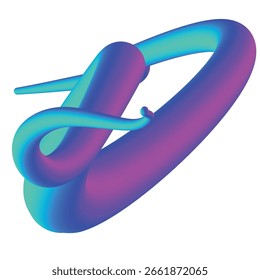 Plano de fundo abstrato com linhas de gradiente. Padrão Moderno com Formas de Cor de Vetor. Rabisco Design Gráfico Dinâmico. Elementos de onda 3D
