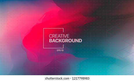 Abstract background with gradient liquid for web backgrounds, advertising posters, covers and brochures. Vector illustration.