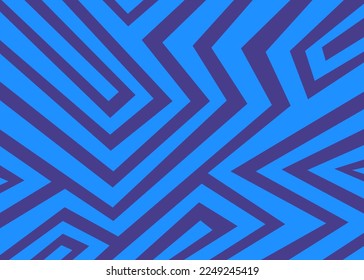 Abstract background with gradient maze line pattern