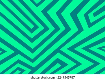 Abstract background with gradient maze line pattern