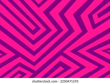 Abstract background with gradient maze line pattern