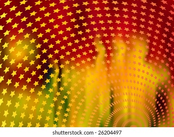 Abstract background with gradient mesh