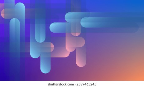 ABSTRATO PLANO DE FUNDO GRADIENTE MALHA AZUL ROSA ROSA LÍQUIDO LISO DESIGN COLORIDO COM FORMAS GEOMÉTRICAS MODELO DE VETOR BOM PARA SITE MODERNO, PAPEL DE PAREDE, DESIGN DE CAPA 