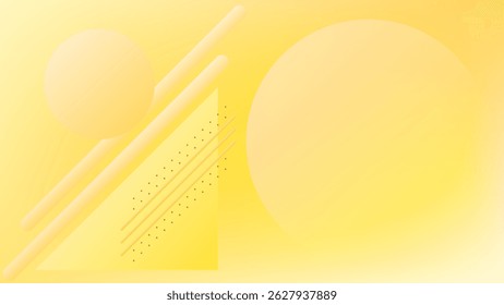 ABSTRACT BACKGROUND GRADIENT MESH WITH GEOMETRIC SHAPES SMOOTH LIQUID YELLOW COLORFUL BLURRED DESIGN VECTOR TEMPLATE GOOD FOR MODERN WEBSITE, WALLPAPER, COVER DESIGN 