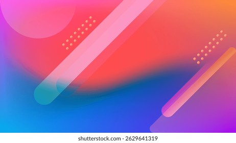 ABSTRACT BACKGROUND GRADIENT MESH WITH GEOMETRIC SHAPES SMOOTH LIQUID COLORFUL BLURRED DESIGN VECTOR TEMPLATE GOOD FOR MODERN WEBSITE, WALLPAPER, COVER DESIGN 