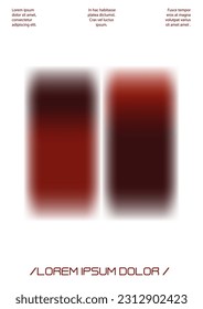 Abstract Background with Gradient Mesh Holographic Shapes. Vector Brochure Design for your Identity. Minimal Print Set for Your Identity Style. 