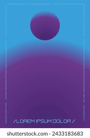 Abstract Background with Gradient Mesh Holographic Shapes. Vector Page Design for your Identity. Minimal Print Set in Red Colors for Your Identity Style. 