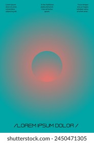 Abstract Background with Gradient Mesh Holographic Shapes. Vector Cover Design for your Business. Minimal Print Set in Red Colors for Your Identity Style. 
