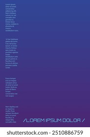 Abstract Background with Gradient Mesh Holographic Shapes. Vector Brochure Design for your Identity. Minimal Print Set for Your Identity Style. 