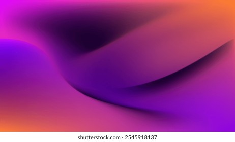 ABSTRAKTER HINTERGRUND MIT FARBVERLAUF MESH PURPLE ORANGE GLATT FLÜSSIGE FARBE DESIGN VEKTORVORLAGE GUT FÜR MODERNE WEBSITE, TAPETE, DECKENDESIGN 