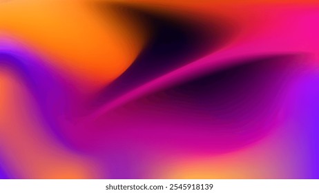 ABSTRACT BACKGROUND WITH GRADIENT MESH PURPLE ORANGE SMOOTH LIQUID COLOR DESIGN VECTOR TEMPLATE GOOD FOR MODERN WEBSITE, WALLPAPER, COVER DESIGN 
