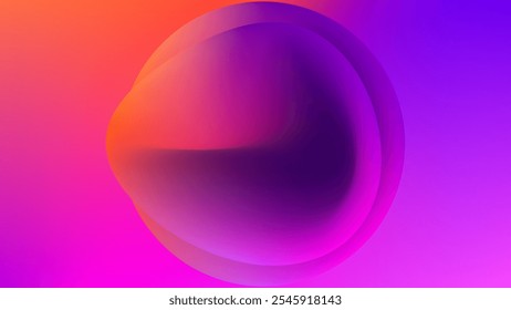 ABSTRACT BACKGROUND WITH GRADIENT MESH PURPLE ORANGE SMOOTH LIQUID COLOR DESIGN VECTOR TEMPLATE GOOD FOR MODERN WEBSITE, WALLPAPER, COVER DESIGN 