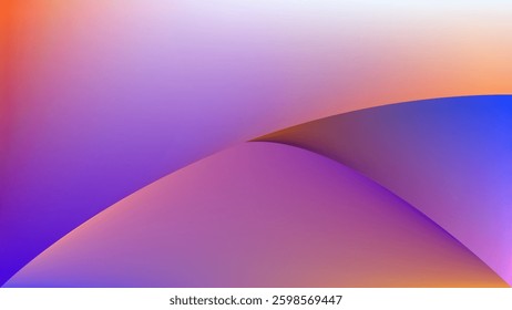 ABSTRACT BACKGROUND GRADIENT MESH SMOOTH LIQUID BLUE ORANGE PURPLE PINK COLOR WITH HAND DRAWN ORGANIC SHAPES DESIGN VECTOR TEMPLATE GOOD FOR MODERN WEBSITE, WALLPAPER, COVER DESIGN 