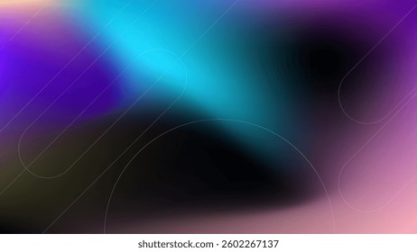 ABSTRACT BACKGROUND GRADIENT MESH SMOOTH LIQUID BLUE ORANGE PURPLE PINK COLOR DESIGN VECTOR TEMPLATE GOOD FOR MODERN WEBSITE, WALLPAPER, COVER DESIGN 