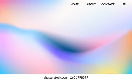 ABSTRACT BACKGROUND GRADIENT MESH SMOOTH LIQUID BLUE ORANGE PINK PURPLE COLORFUL BLURRED DESIGN VECTOR TEMPLATE GOOD FOR MODERN WEBSITE, WALLPAPER, COVER DESIGN 