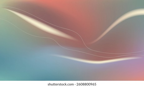 ABSTRACT BACKGROUND GRADIENT MESH SMOOTH LIQUID PASTEL  COLOR WITH HAND DRAWN ORGANIC SHAPES DESIGN VECTOR TEMPLATE GOOD FOR MODERN WEBSITE, WALLPAPER, COVER DESIGN 