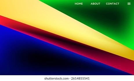ABSTRACT BACKGROUND GRADIENT MESH SMOOTH LIQUID BLUE YELLOW GREEN COLORFUL BLURRED DESIGN VECTOR TEMPLATE GOOD FOR MODERN WEBSITE, WALLPAPER, COVER DESIGN 