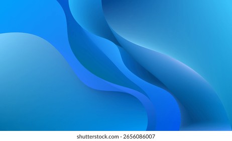 ABSTRATO PLANO DE FUNDO GRADIENTE MALHA LÍQUIDA LISO COR AZUL COM MÃO DESENHADA FORMAS ORGÂNICAS DESIGN VETOR MODELO BOM PARA SITE MODERNO, PAPEL DE PAREDE, DESIGN DE CAPA 