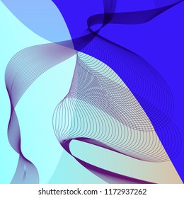 Abstract background gradient multicolor grid striped weave.