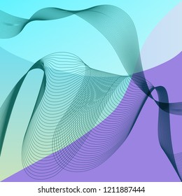 Abstract background gradient multicolor grid striped weave.