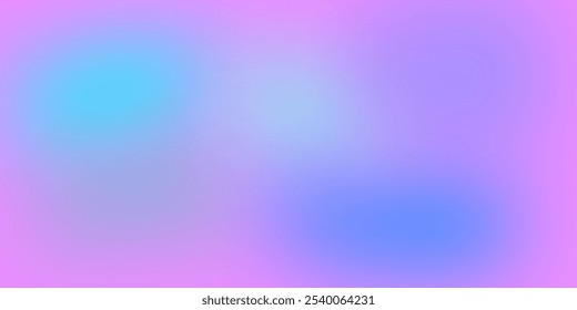 Abstract background with a gradient of pink and blue hues, creating a soft and calming effect. Vector illustration