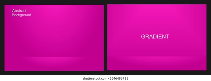 Abstract Background Gradient pink , for Presentation and Design, Studio showroom product base, fashion runway mockup scene. vector illustration