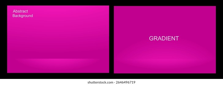Abstract Background Gradient pink , for Presentation and Design, Studio showroom product base, fashion runway mockup scene. vector illustration