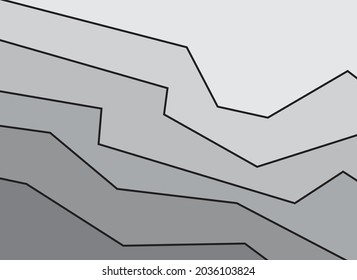 Abstract background with gradient polygonal lines pattern
