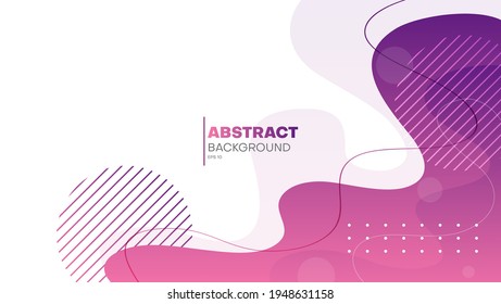abstract background with gradient purple and pink fluid shape