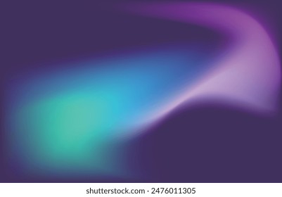 abstract background, gradient purple pink and yellow curve. Grainy gradient