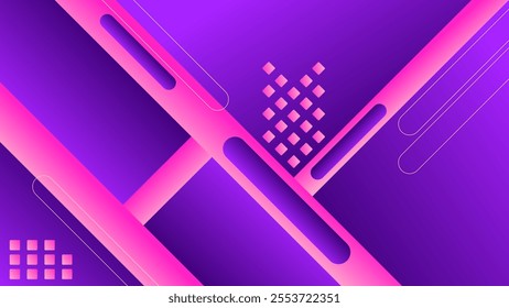 ABSTRACT BACKGROUND GRADIENT PURPLE PINK SMOOTH LIQUID COLORFUL DESIGN WITH GEOMETRIC SHAPES VECTOR TEMPLATE GOOD FOR MODERN WEBSITE, WALLPAPER, COVER DESIGN 