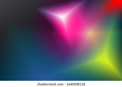 abstract background gradient purple white yellow and blur geometric shape