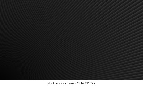 Abstract background of gradient rays in black colors
