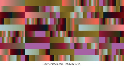 Abstract background with gradient rectangles