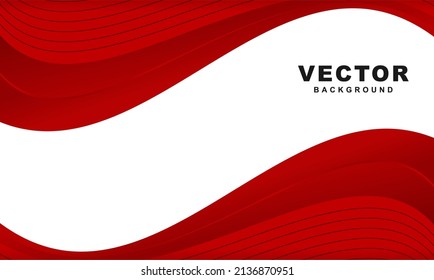 abstract background gradient red color wave vector