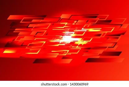 Abstract background gradient red a combination with light vector template. Design element technology concept for use modern cover, web, banner, advertising