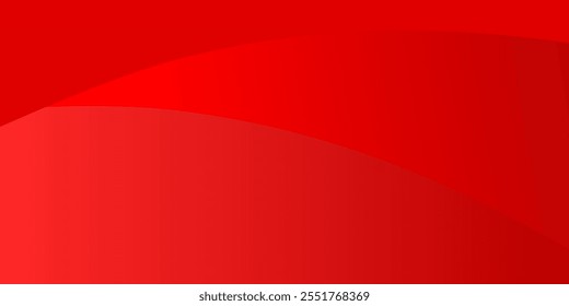 Fondo Abstractas con un gradiente de tonos rojos, con múltiples capas curvas que crean una sensación de profundidad y movimiento. Ilustración vectorial