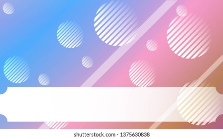 Abstract Background With Gradient Shape, Line, Circle, Space for Text. For Your Design Wallpapers Presentation. Vector Illustration with Color Gradient