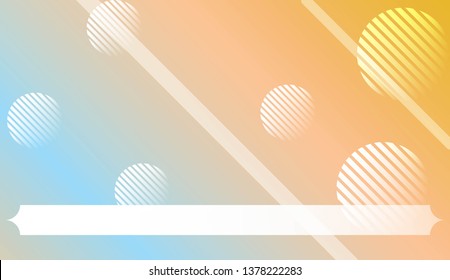 Abstract Background With Gradient Shape, Line, Circle, Space for Text. For Your Design Wallpapers Presentation. Vector Illustration with Color Gradient