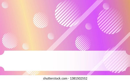 Abstract Background With Gradient Shape, Line, Circle, Space for Text. For Your Design Wallpapers Presentation. Vector Illustration with Color Gradient