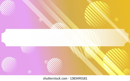 Abstract Background With Gradient Shape, Line, Circle, Space for Text. For Your Design Wallpapers Presentation. Vector Illustration with Color Gradient