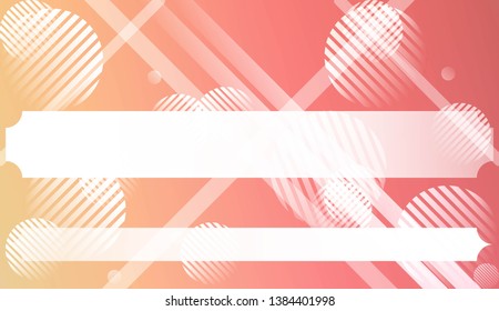 Abstract Background With Gradient Shape, Line, Circle, Space for Text. For Your Design Wallpapers Presentation. Vector Illustration with Color Gradient