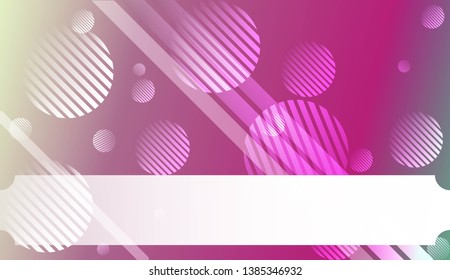 Abstract Background With Gradient Shape, Line, Circle, Space for Text. For Your Design Wallpapers Presentation. Vector Illustration with Color Gradient