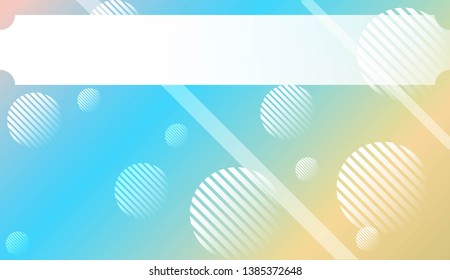 Abstract Background With Gradient Shape, Line, Circle, Space for Text. For Your Design Wallpapers Presentation. Vector Illustration with Color Gradient