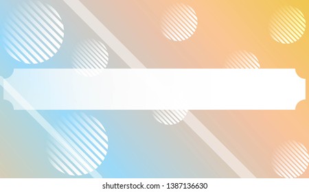 Abstract Background With Gradient Shape, Line, Circle, Space for Text. For Your Design Wallpapers Presentation. Vector Illustration with Color Gradient