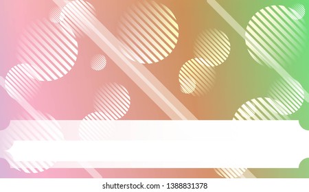 Abstract Background With Gradient Shape, Line, Circle, Space for Text. For Your Design Wallpapers Presentation. Vector Illustration with Color Gradient
