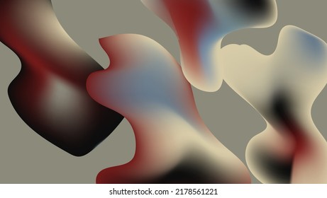 Abstrakter Hintergrund mit Farbverlauf.Für Hintergrund mit abstrakten Formen und Farben. Modernes Vektormuster für lustige Broschüren-Titeldesign