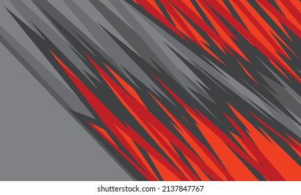 Abstract background with gradient sharp and spikes pattern. Abstract racing ornament