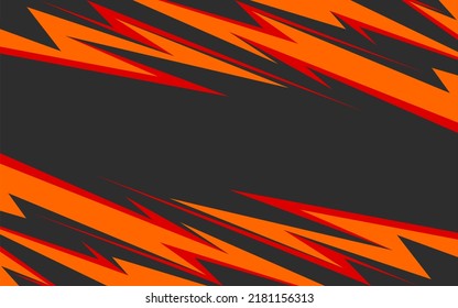 Abstract background with gradient sharp and spikes pattern. Abstract racing ornament