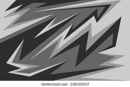 Abstract background with gradient sharp and zigzag pattern